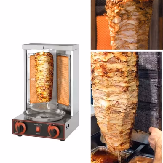 Machine électrique commerciale automatique de trancheuse de Kebab/Machine de couteau de Kebab